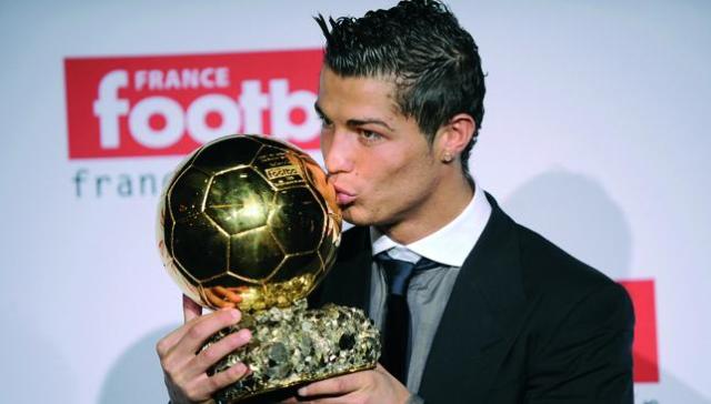 On this day: December 2, 2008 – Cristiano Ronaldo wins the Ballon d'Or for the first time