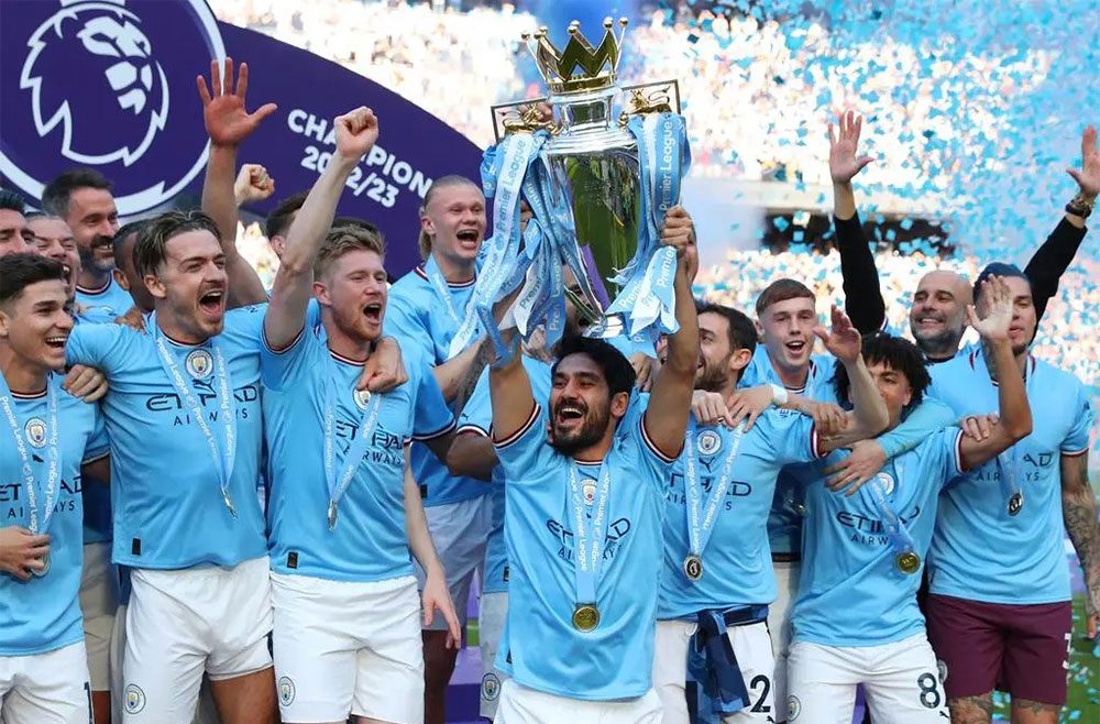 Hành trình vô địch Ngoại hạng Anh mùa 2022-2023 của Man City: Vạn sự khởi đầu nan - Báo Đồng Nai điện tử